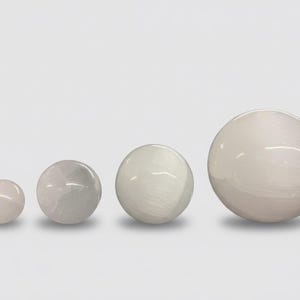Selenite Crystal Sphere: Polished Healing Stone for Meditation & Home Decor