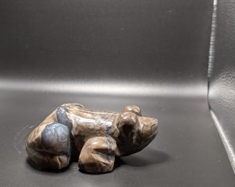 Agate Frog| Hand Carved