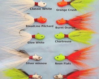 Jig de cola de ciervo - Cola de ciervo natural atada a mano