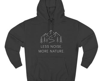 Nature-Inspired Fleece Hoodie: Cozy Outdoor Adventure Wear
