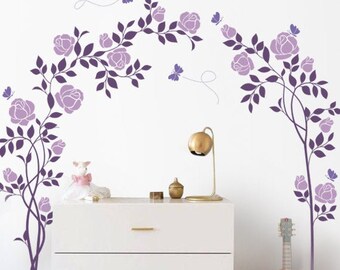 Rose Garden Wall Decal