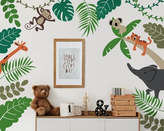 Jungle Animals Wall Decal