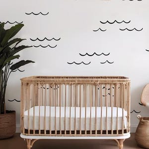 Ocean Waves Wall Decals: Nursery & Kid&#39;s Room Decor