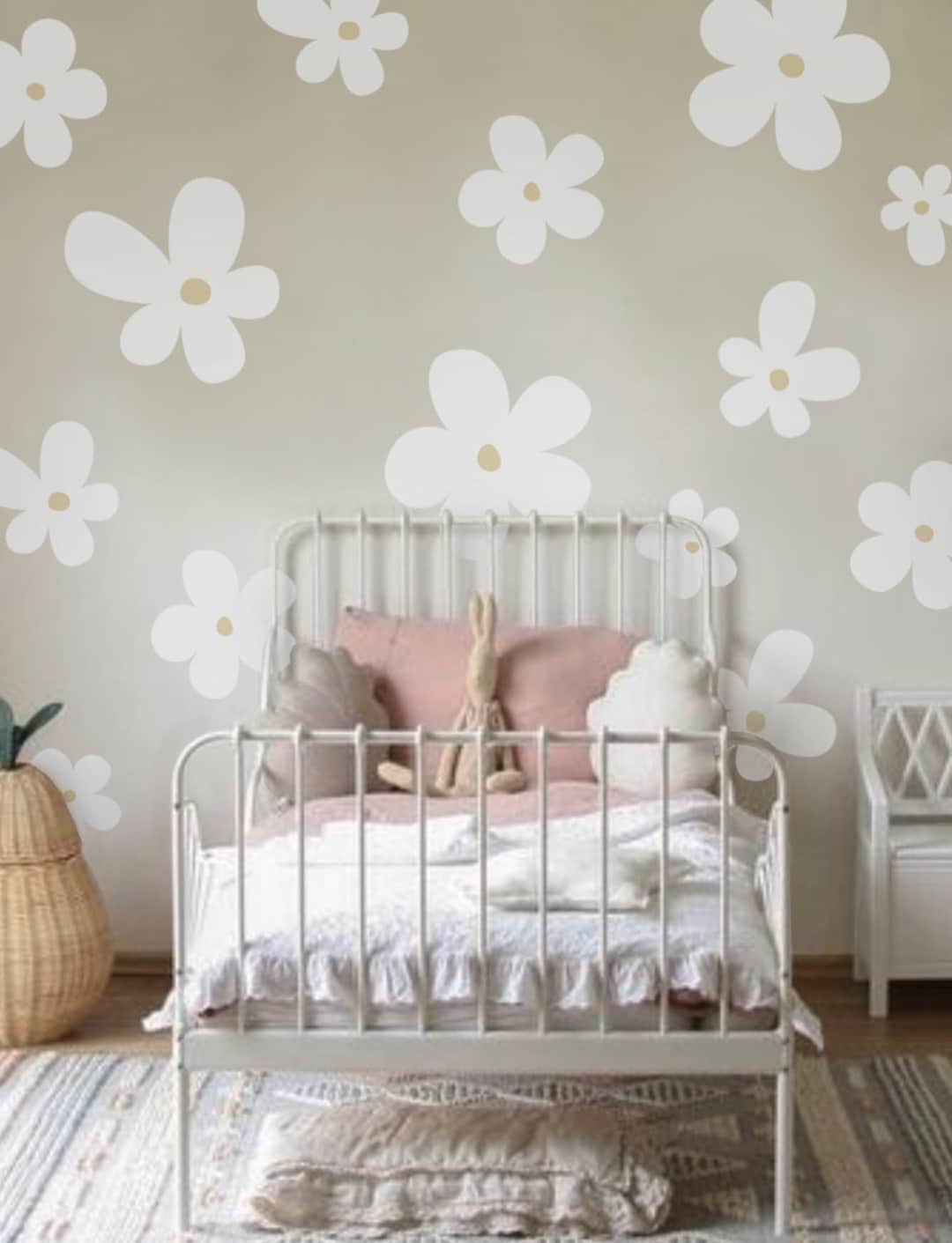 Daisy Flower Wall Decals: Nursery & Kids Room Decor - Etsy