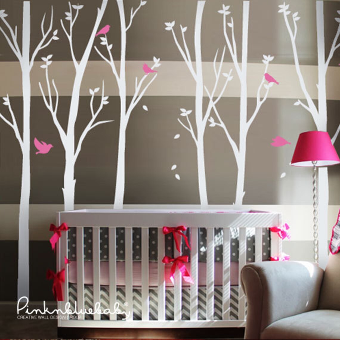 Wall decals Trees Birds Removable Wall Vinyl Decal Etsy