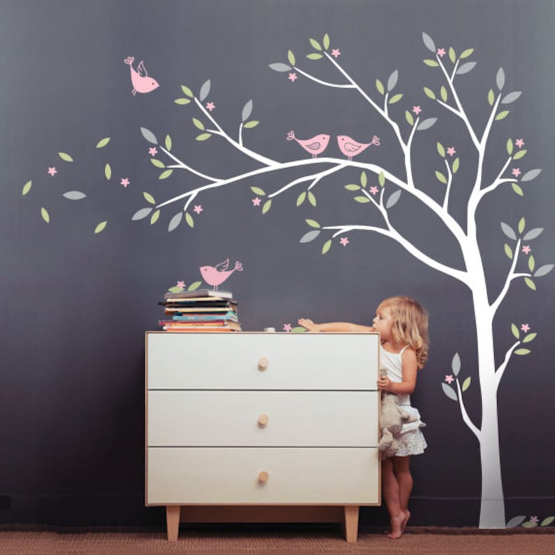 Birds and Tree Wall Decal