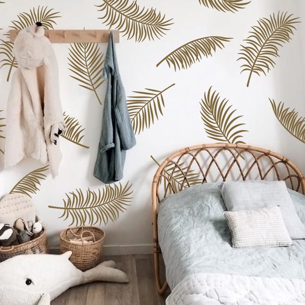 palm-leaf-wall-decals-etsy