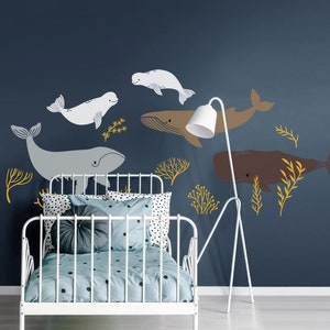 Whales Removable Wall Decal