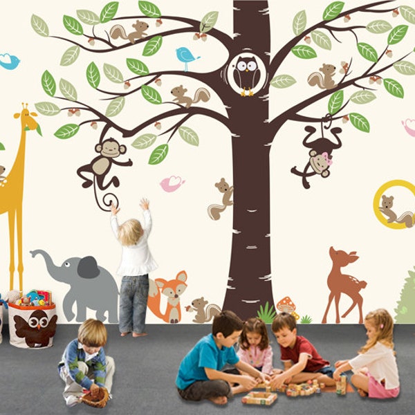 Playroom Wall Decals Etsy