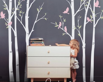 Trees and birds Wall decal