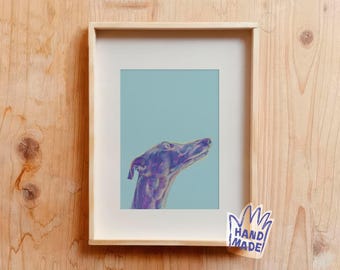 Ilustración colorida de mascota - Retrato personalizado en Procreate