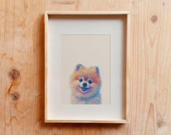 Retrato minimalista de mascota: ilustración personalizada de gato o perro a partir de una foto (con IA, descarga digital)