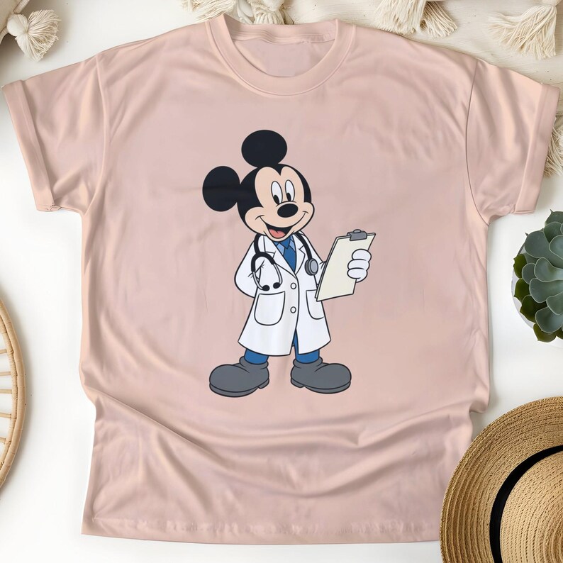 Disney Doctor Mickey Mouse tshirt, Healthcare Gift image 10