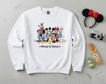 Anpassad tröja med Musse Pigg och vänner-familjen Disney-resa
