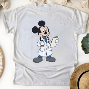 Disney Doctor Mickey Mouse tshirt, Healthcare Gift image 7