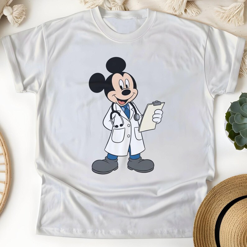 Disney Doctor Mickey Mouse tshirt, Healthcare Gift image 7