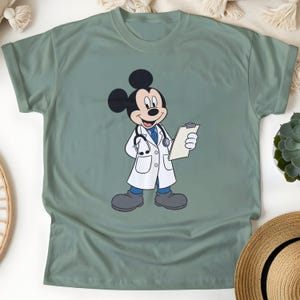 Disney Doctor Mickey Mouse tshirt, Healthcare Gift image 9
