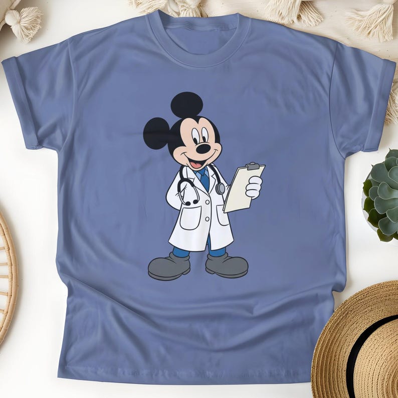 Disney Doctor Mickey Mouse tshirt, Healthcare Gift image 6