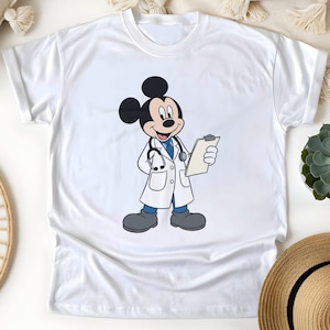 Disney Doctor Mickey Mouse tshirt, Healthcare Gift image 1