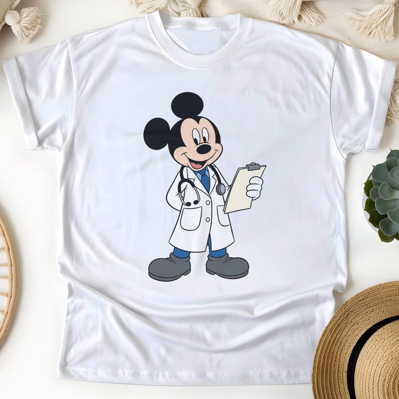 Disney Doctor Mickey Mouse tshirt, Healthcare Gift image 1