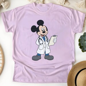 Disney Doctor Mickey Mouse tshirt, Healthcare Gift image 3