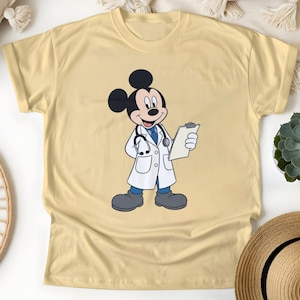 Disney Doctor Mickey Mouse tshirt, Healthcare Gift image 4