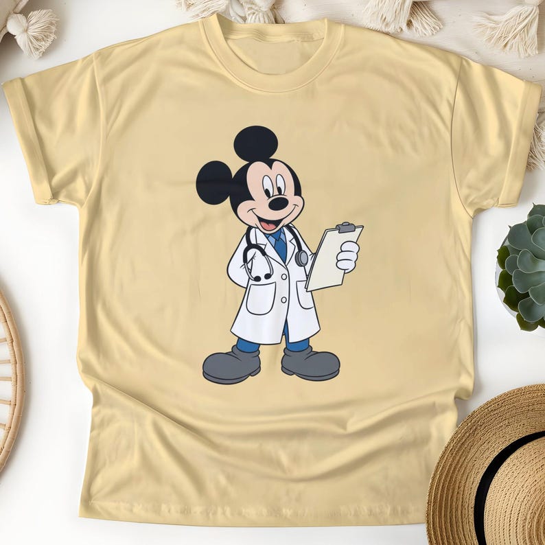 Disney Doctor Mickey Mouse tshirt, Healthcare Gift image 4