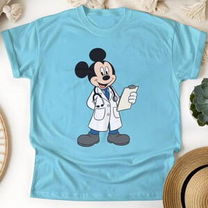 Disney Doctor Mickey Mouse tshirt, Healthcare Gift image 8