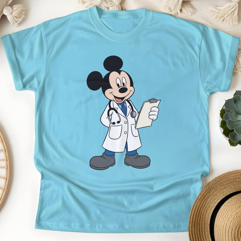 Disney Doctor Mickey Mouse tshirt, Healthcare Gift image 8