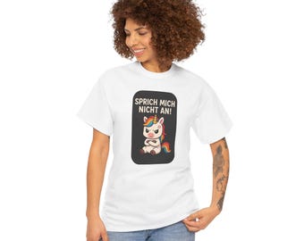 Unicorn Unisex Tee, Funny Saying, Gift Idea, Bad Mood, For Her, Colorful Colors, Unicorn Shirt, Unicorn T-Shirt, Funny Quote, Gift,