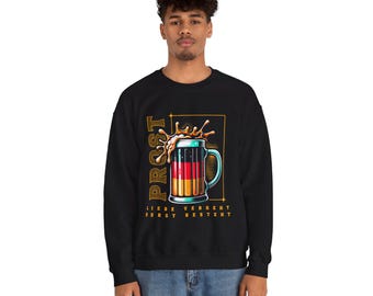 Beer Sweatshirt - German Beer Lover Gift, Beer Shirt, Beer Hoodie, Love, Oktoberfest Apparel