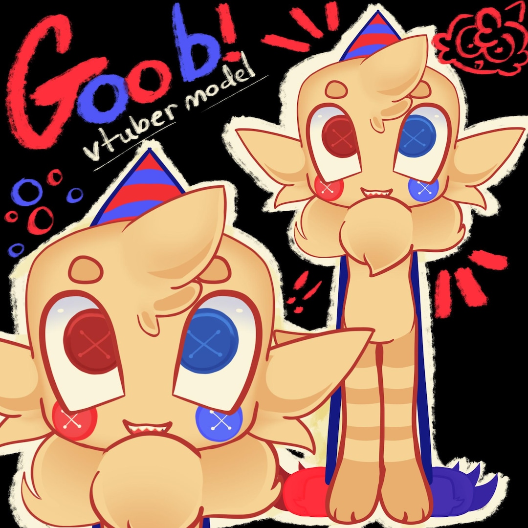 GOOB DANDYS WORLD - Premade Vtuber Model - Etsy