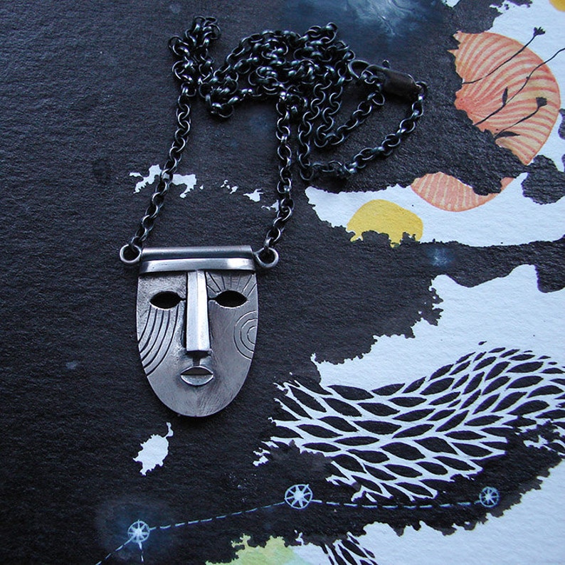 Mask pendant image 3