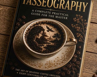 Coffee Ground Reading eBook | Learn Coffee Fortune Telling | PDF Digital Download