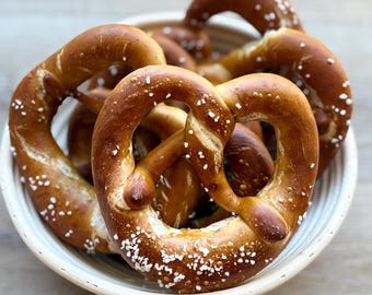 10x Original Bavarian Pretzels - Homemade Sourdough Pretzels