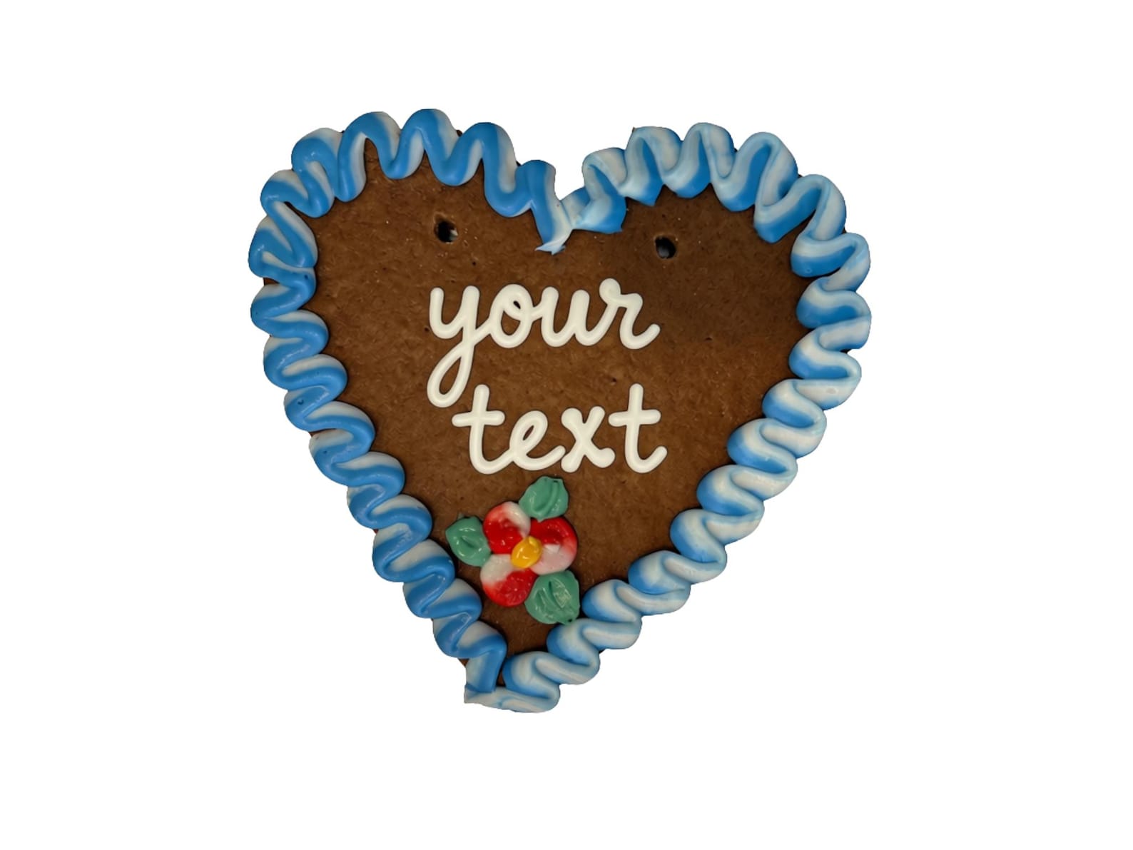 Personalized Oktoberfest Gingerbread Heart Cookie / Lebkuchenherz