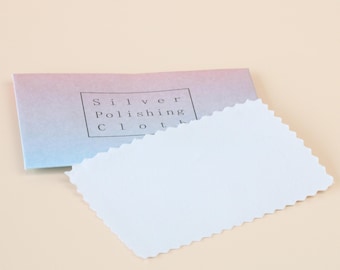 925 Sterling Silver Jewellery Polishing Cloth glasses refresh direct use without water