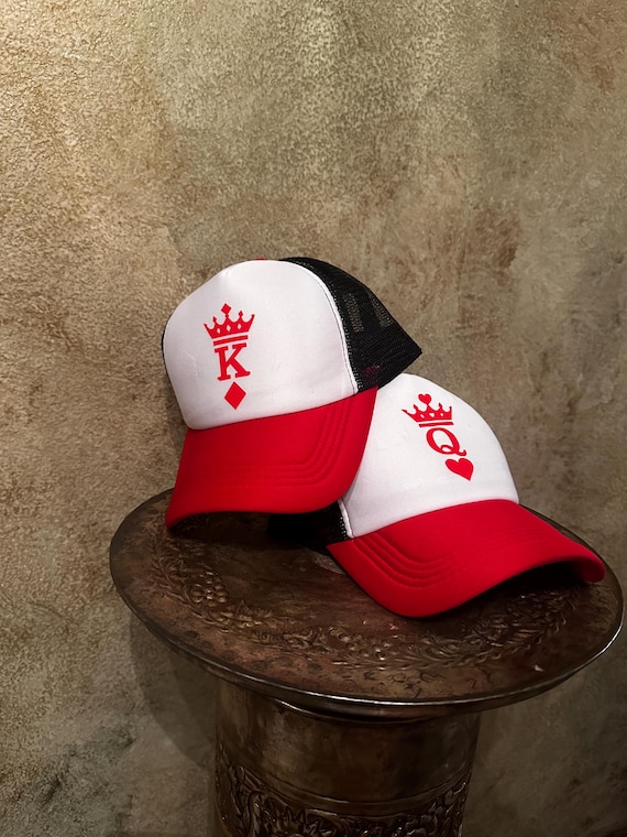 Foam King or Queen Black and Red Hat UK