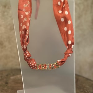 TEXAS SCARF NECKLACE!