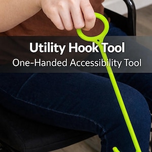 One Handed Utility Hook Tool for Accessibility Set of 2