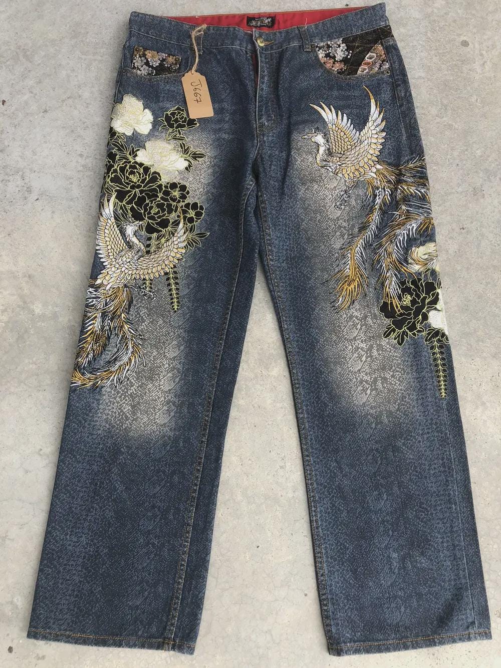 Vintage Dragon Jeans - Etsy
