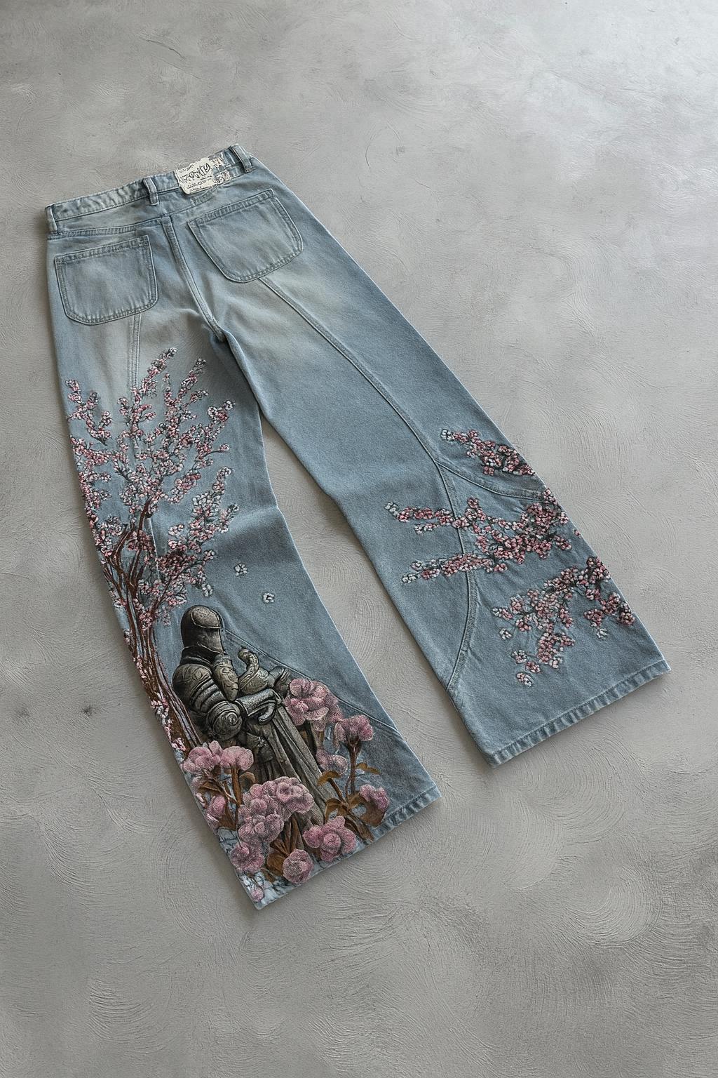 パンツ 2000's archive paint denim pants y2k パンツ 2000's archive paint denim pants y2k 2000's archive