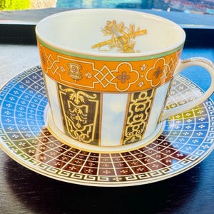 Bernardaud Limoges Grand Versailles Cup & Saucer – Vintage French Porcelain