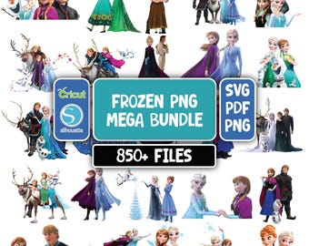 Frozen PNG Clipart, Frozen SVG, Frozen Paper, Elsa Anna Olaf PNG svg with Alphabet and Digital Paper, Frozen Birthday Clipart