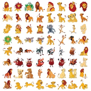 Lion King SVG Mega, Simba Svg for Cricut, Lion King Png, Hakuna Matata Svg for Shirts, Layered Svg Files, Lion King Clipart, Baby Simba Png