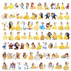 Beauty and Beast SVG, Belle PNG Clipart Bundle, Beauty and the Beast SVG, Instant Digital Download, Princess shirt
