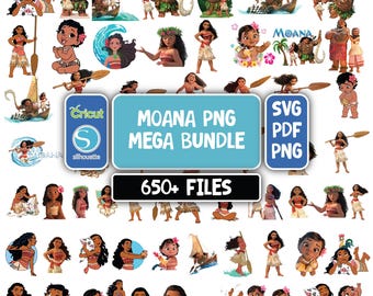 Moana svg bundle, Moana silhouette svg bundle, moana svg cut files, moana clipart, moana, cut files for cricut silhouette, Outline, svg, png