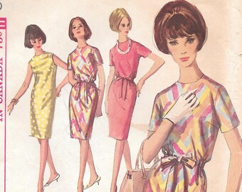 Bust 40-1964 Misses' Dress Simplicity 5796 Size 20