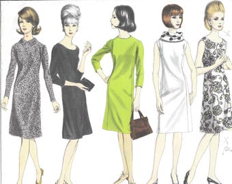 Bust 36-1964 Misses' Dress Vogue 1415 Size 16