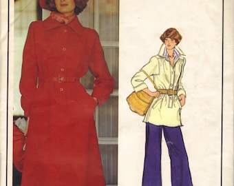 Bust 32 1/2- UNCUT 1970's Misses Dress or Top and Pants  Vogue Paris Original by Givenchy 1205  Size 8